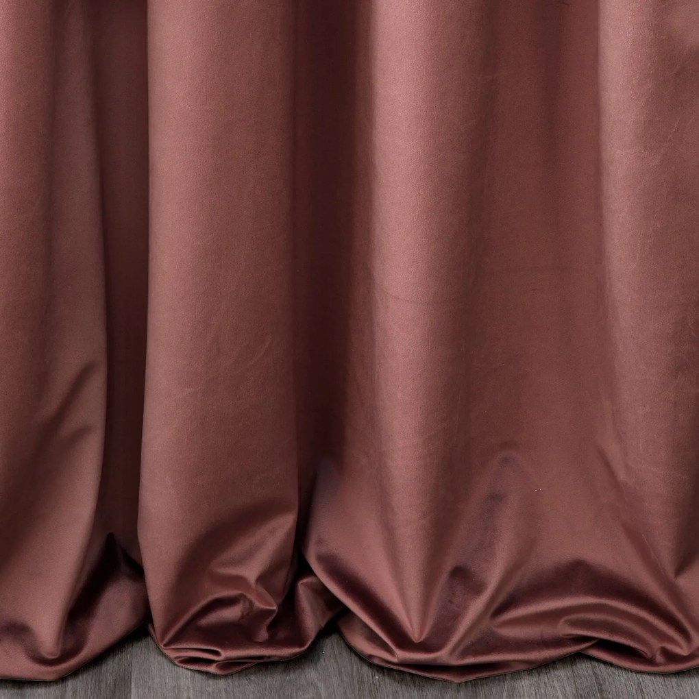 ZATEMŇOVACÍ ZÁVES NA PÁSKE PIERRE CARDIN SIBEL 140X270 CM STARORUŽOVÁ