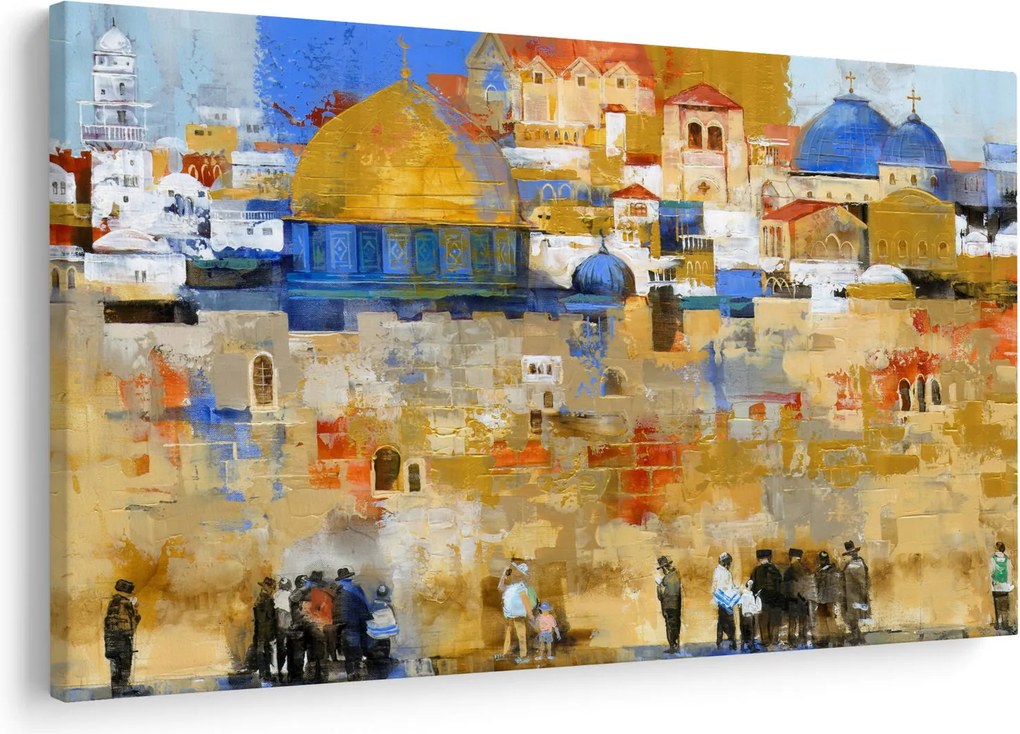 Obraz - Múr nárekov, Jeruzalem, Izrael (90x60 cm)