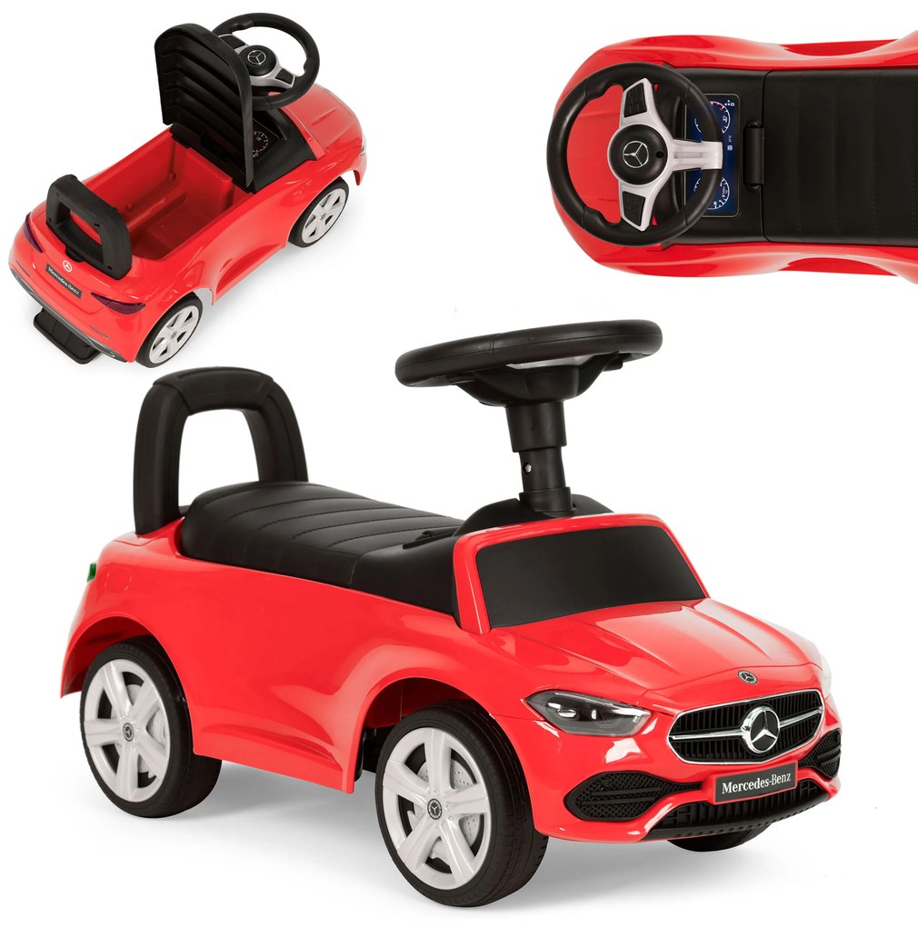 Odrážadlo Mercedes C CLASS, červené