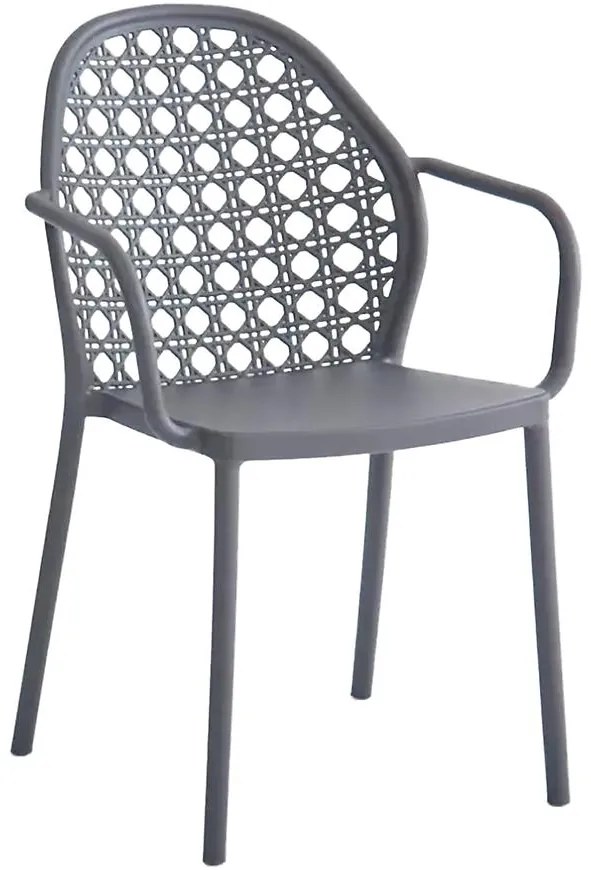 Plastová stolička antracit