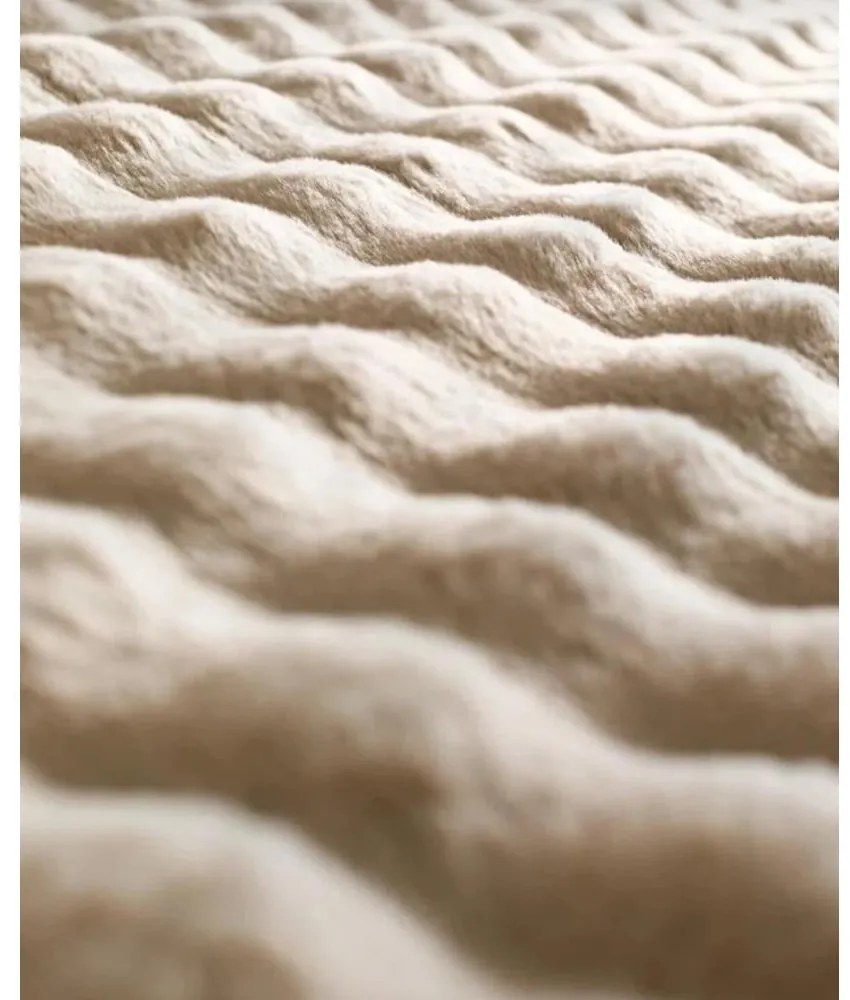 Béžový umývateľný okrúhly koberec ø 80 cm Bubble Cream – Mila Home