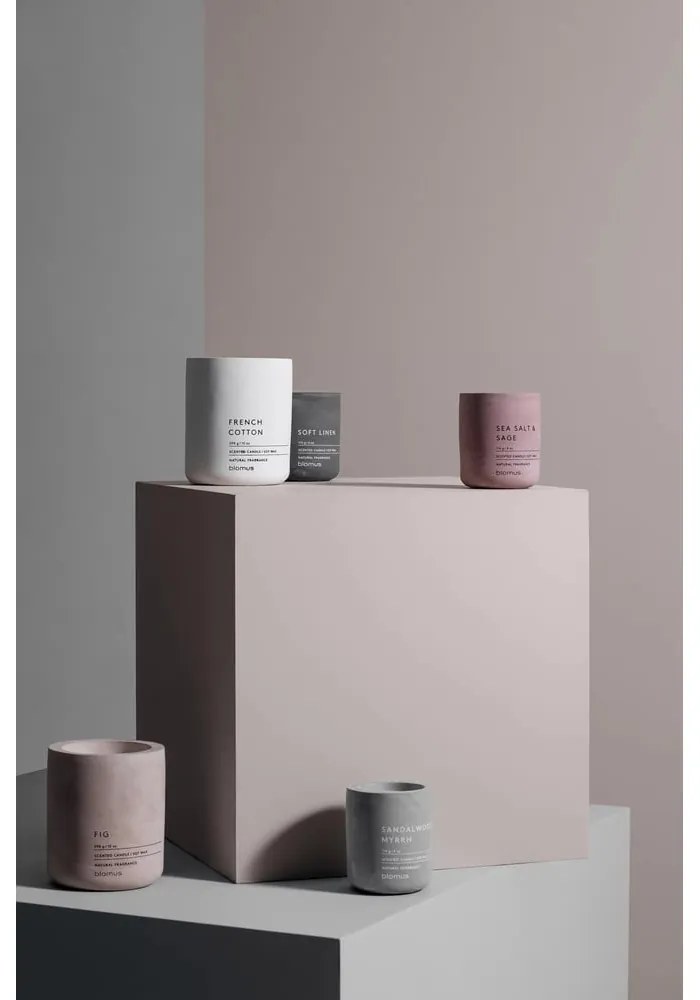 Vonná sójová sviečka doba horenia 24 h Fraga: Bergamot Orange – Blomus