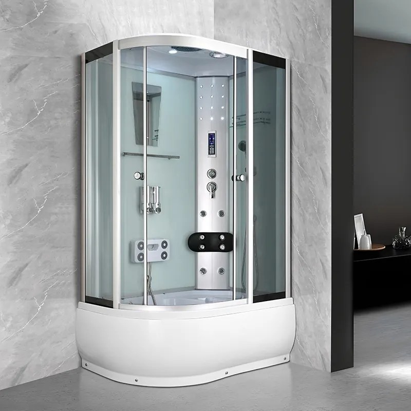 Terra Hydromasážny box WSH7106RW WH, 120x80 pravý bez sauny