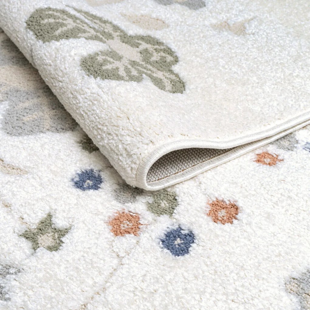 Angel Carpet, Kusový koberec Aurora 25 Cream, 120x170, biela, kancelária