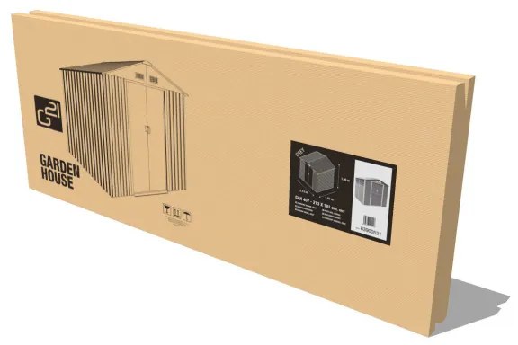 G21 Záhradný domček G21 GAH 706 - 277 x 255 cm, zelený