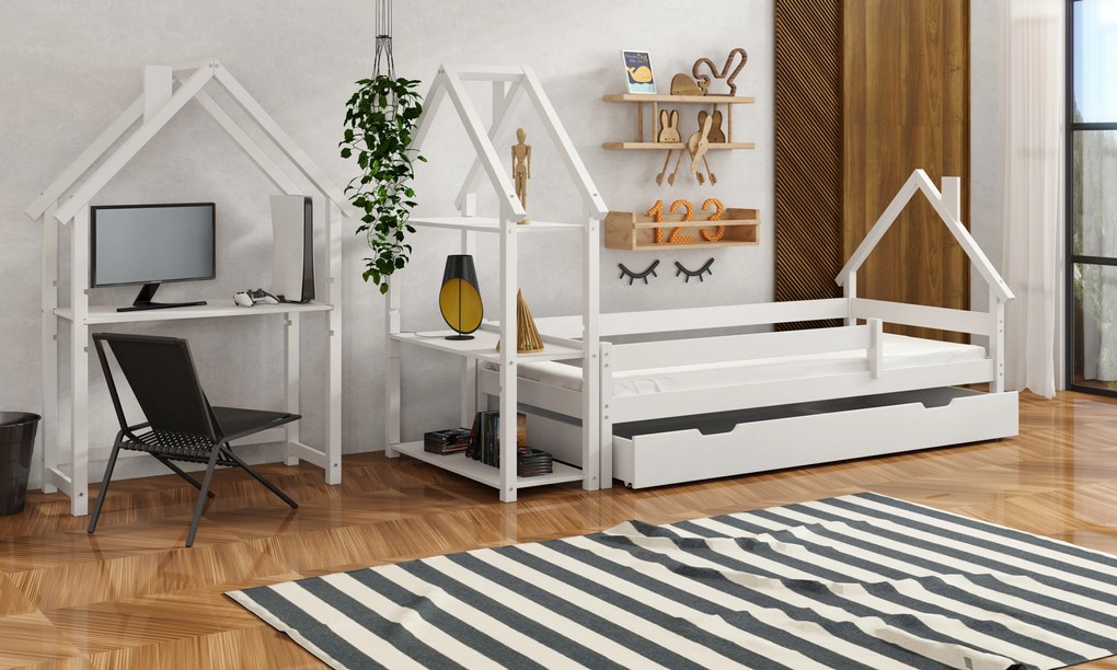 Písací stôl DOMČEK - biely