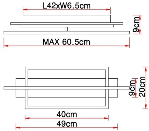 Globo 67296D - LED Stropné svietidlo BEATRIX LED/28W/230V