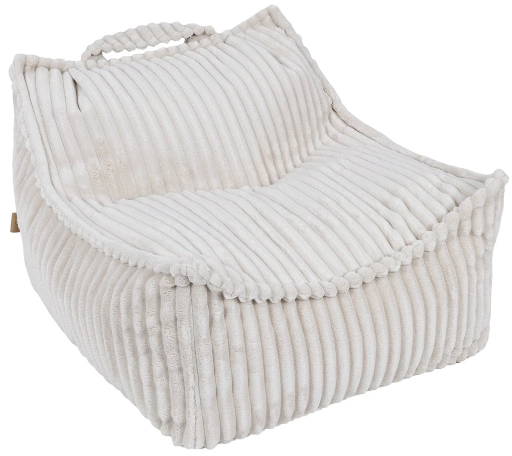 MeowBaby® Churros Kids sedací vak, Cotton Candy White