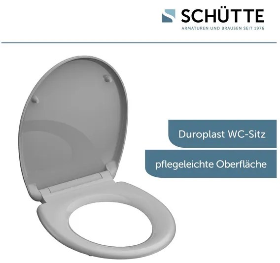 Schütte WC sedadlo z duroplastu (sivá)  (100335933)
