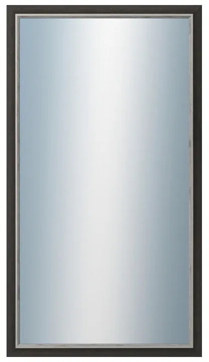 DANTIK - Zrkadlo v rámu, rozmer s rámom 50x90 cm z lišty TAIGA čierna (3108)