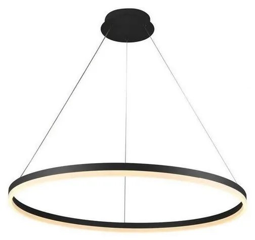 LED Stmievateľný luster na lanku LED/55W/230V 3000-6500K + diaľkové ovládanie