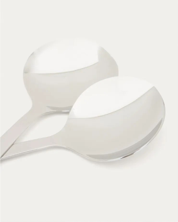 Šalátový príbor 2 ks z nehrdzavejúcej ocele Nirela – Kave Home