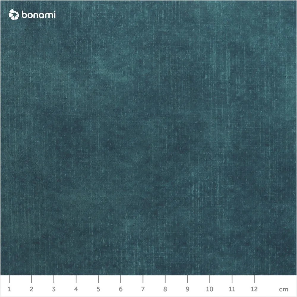 Tmavomodrá zamatová podnožka Adagio - Scandic