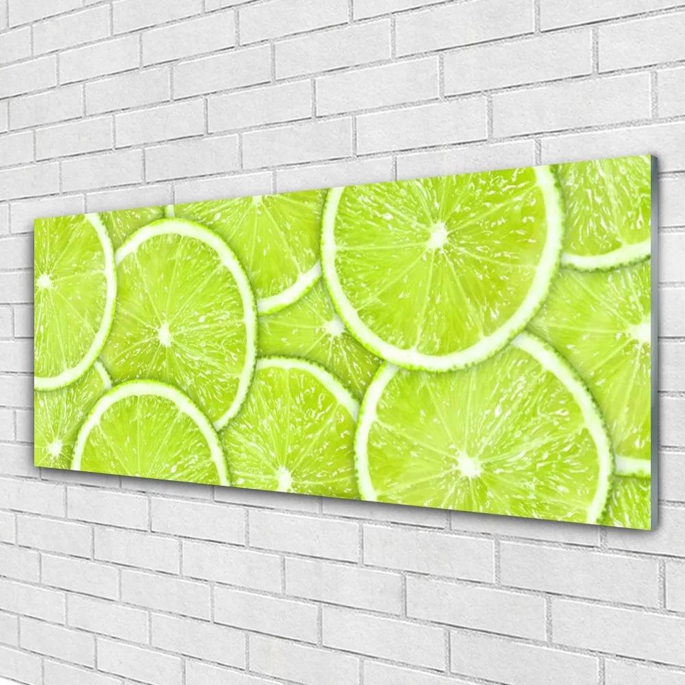 Obraz plexi Limetka jedlo kuchyňa 125x50 cm