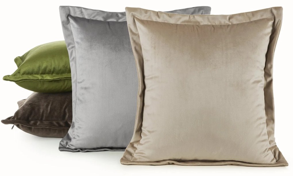 DEKORAČNÁ OBLIEČKA NA VANKÚŠ RIA 45X45 CM KRÉMOVÁ