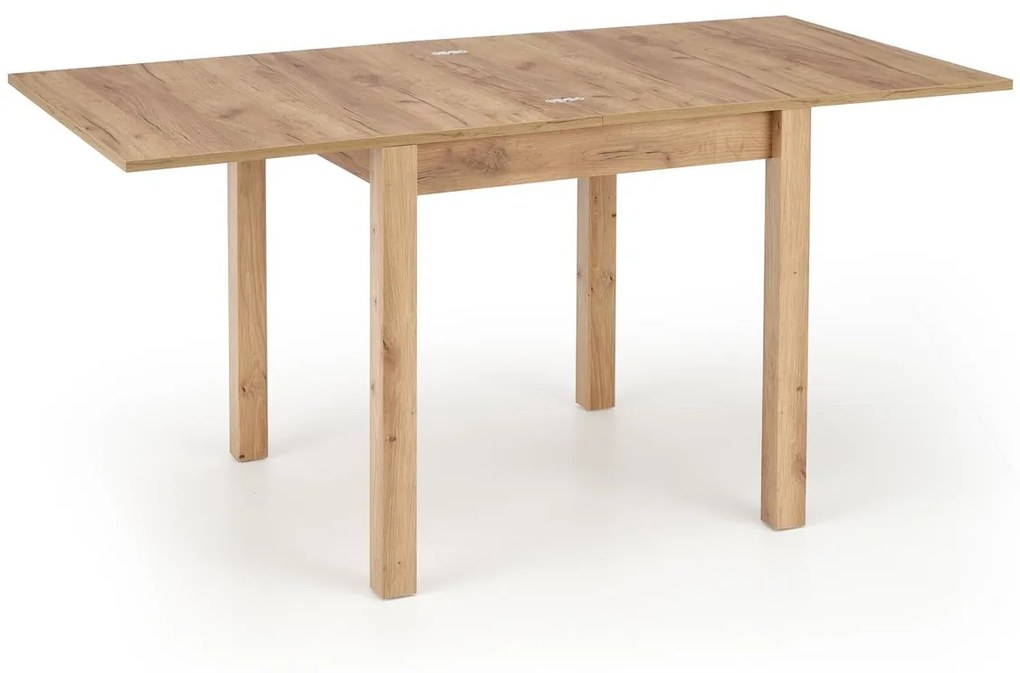 Rozkladací jedálenský stôl GRACJAN 80/160 cm dub craft