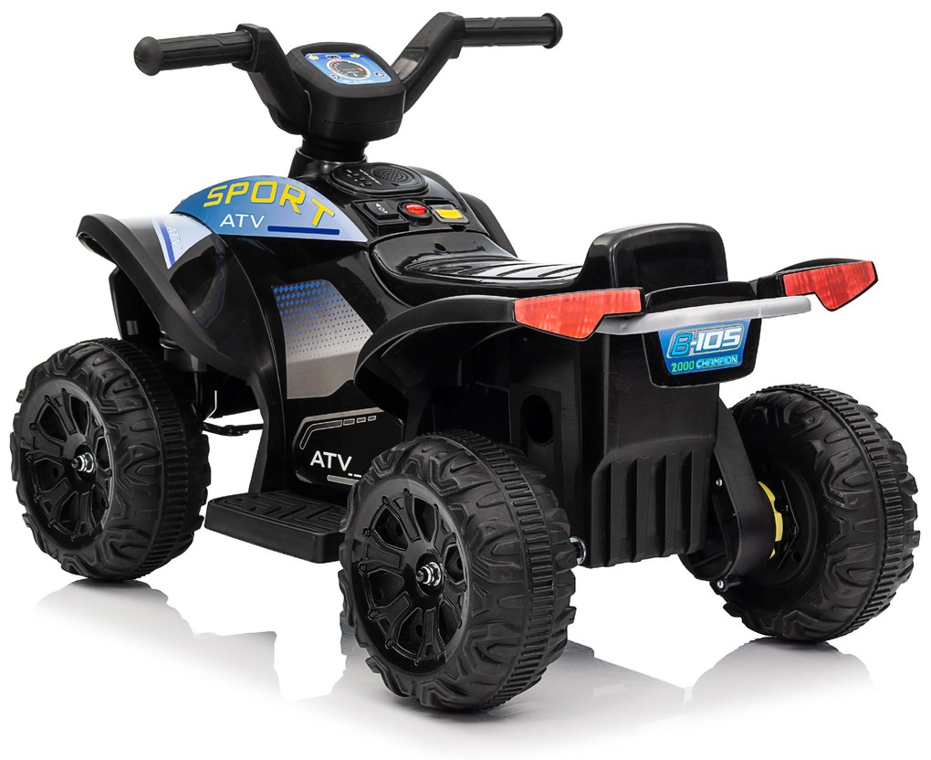 Elektrické autíčko QUAD Kids E-ATV čierne