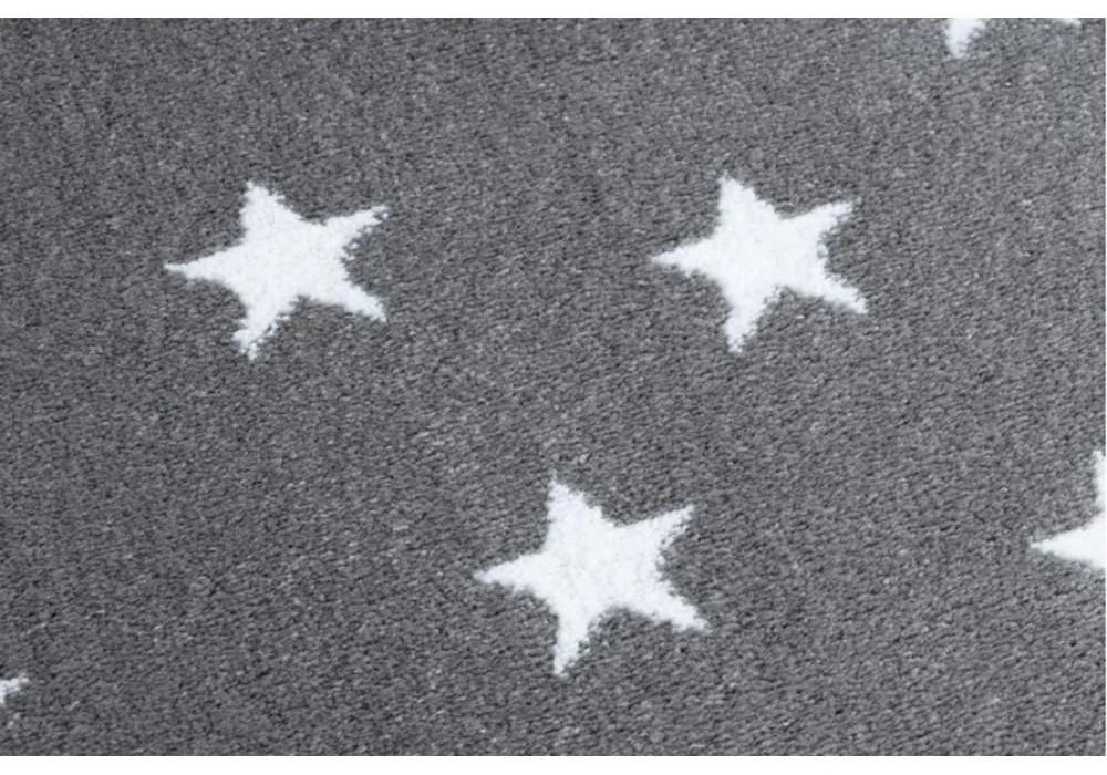 Detský kusový koberec Mráčik sivý 180x270cm