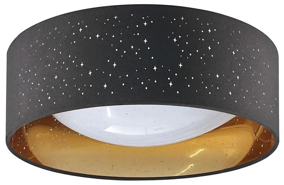 LED Stropné svietidlo TULUZA LED/18W/230V pr. 32 cm čierna