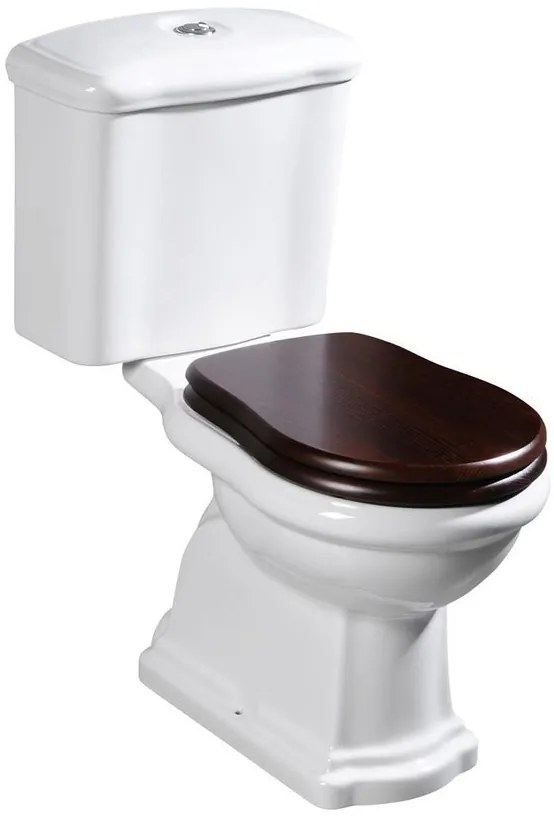 Kerasan Kerasan, RETRO WC sedátko, orech/chróm, 109040