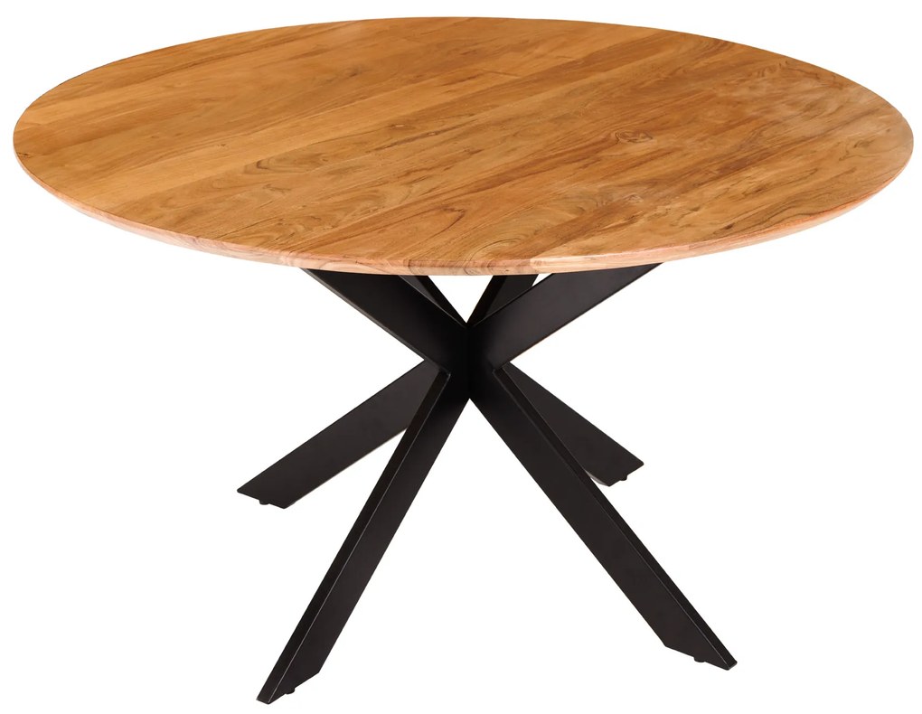 Jedálenský stôl galaxy 130cm akáciový okrúhly 25mm