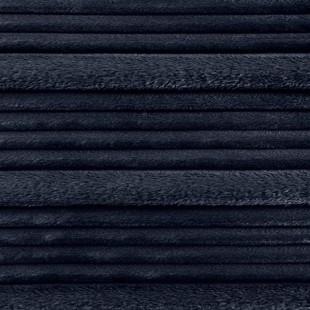 FLANELOVÁ DEKA NINA 200X220 CM TMAVOMODRÁ