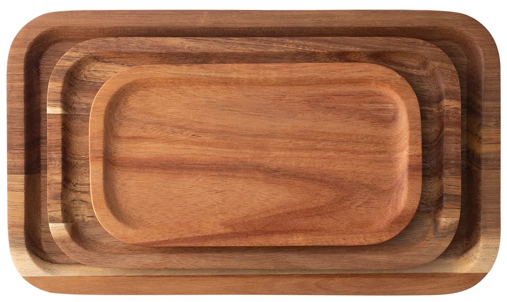 Podnos obdĺžnik malý Agát 20 x 11 cm - FLOW Wooden - 593702