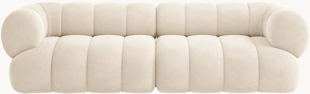Zamatová pohovka Koge (3-miestna), Š 240 cm