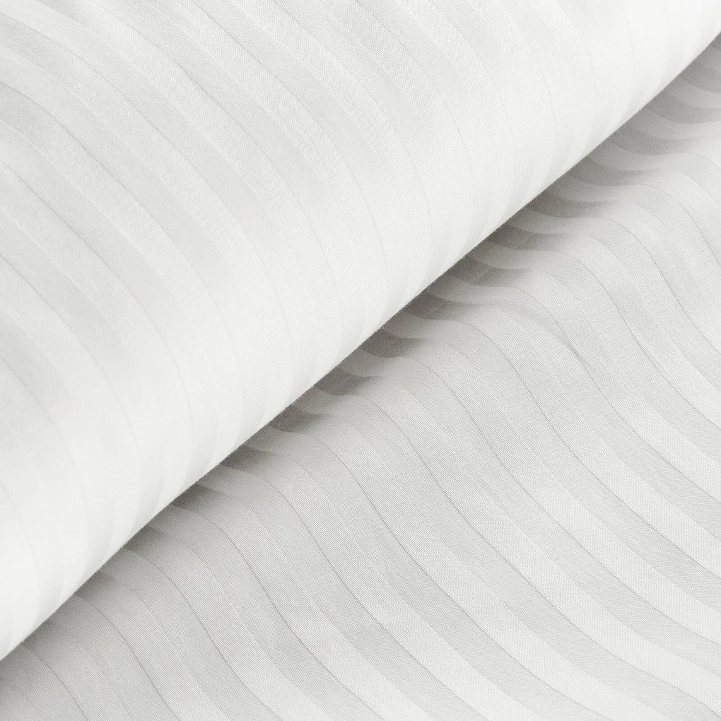 SATÉNOVÉ OBLIEČKY VERA 200X220 CM, 2 KS 70X80 CM BIELE