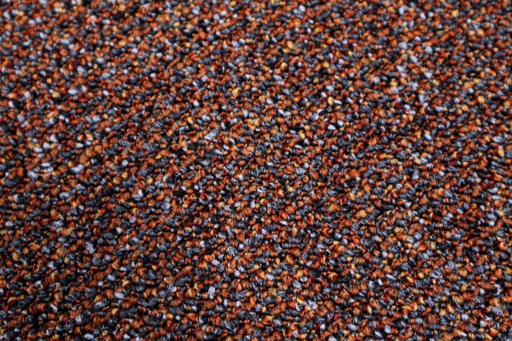 AKCIA: 50x200 cm Kusový koberec Bohemia terakota - obšitý zo všetkých strán, šíře, oranžová, filc, kancelária, AladinWorld Expres