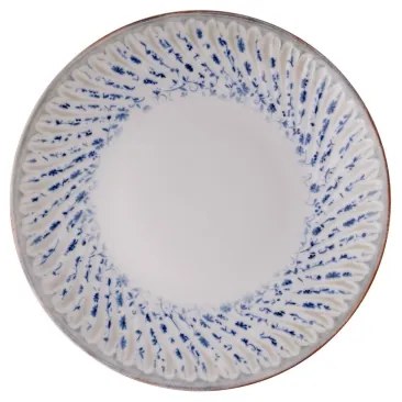 Jedálna súprava 24 ks – modrá/béžová, porcelánová