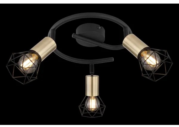 Globo 54802S-3AB - Bodové svietidlo XARA 3xE14/40W/230V