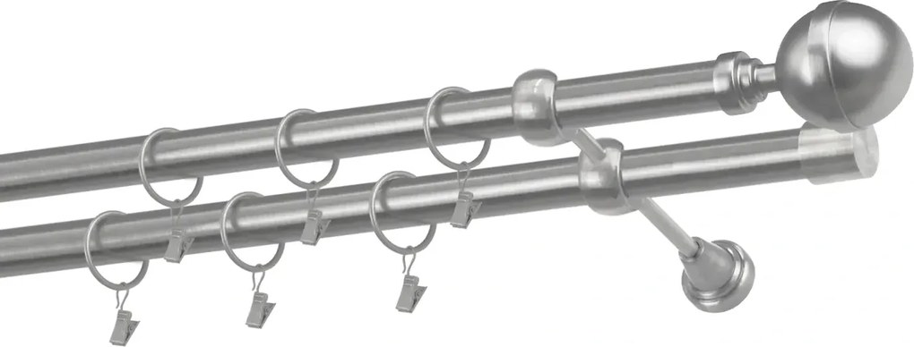 Garniže 25x25mm - dvojradové - KALISTO - satin