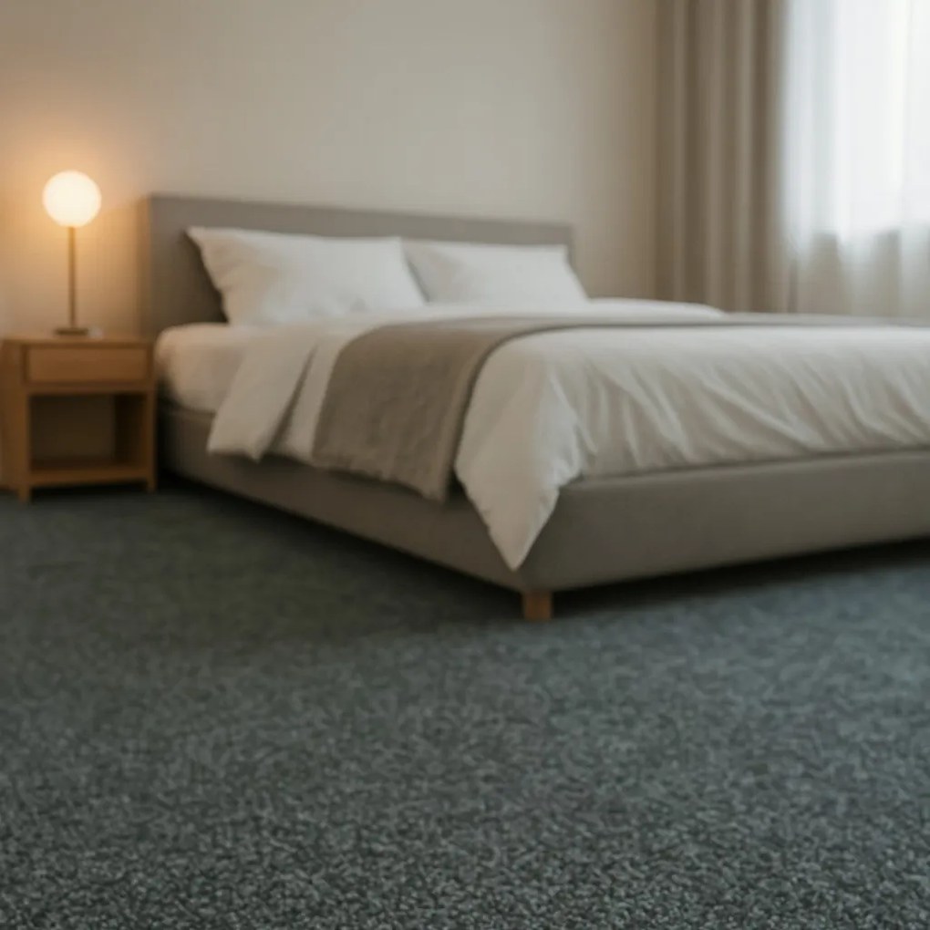 Metrážny koberec Feliz 098, na mieru, šíře 4m, šedá, filc, detská izba, ITC