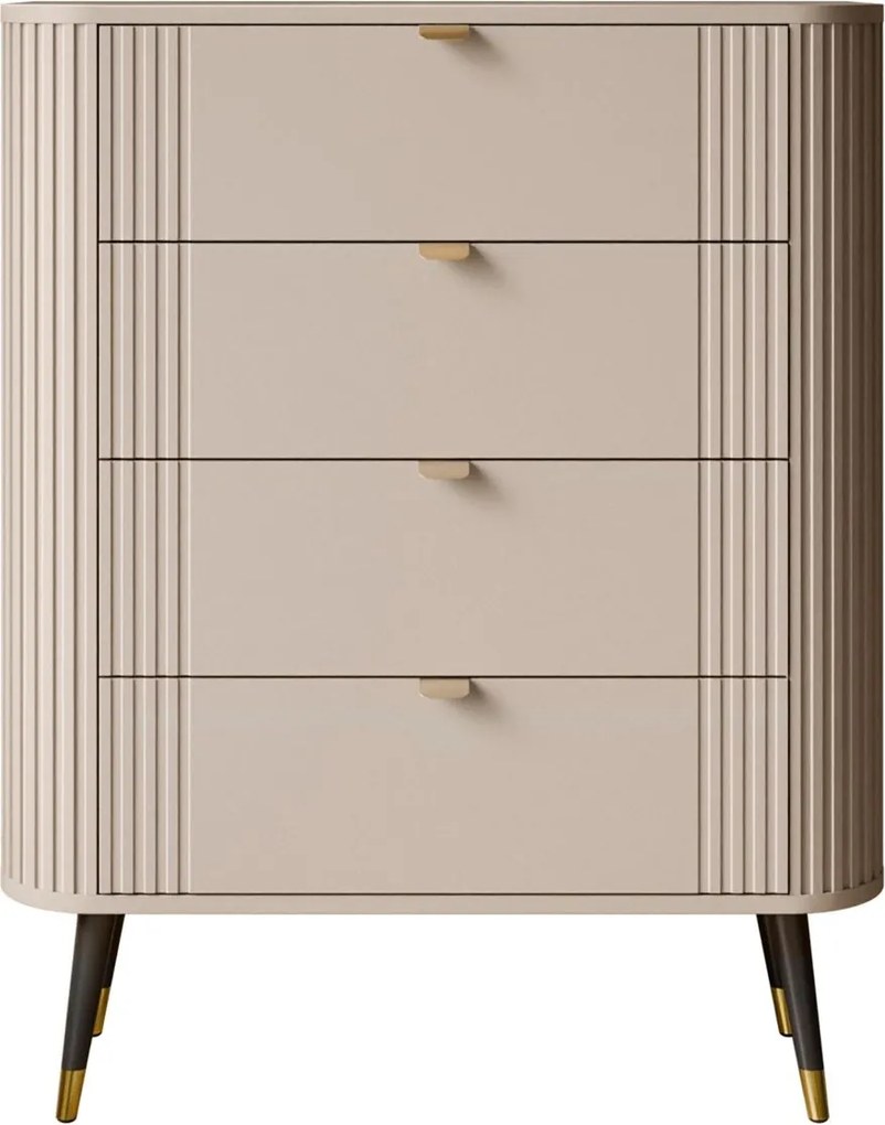 Moderná komoda KEMAL kašmír 78 cm