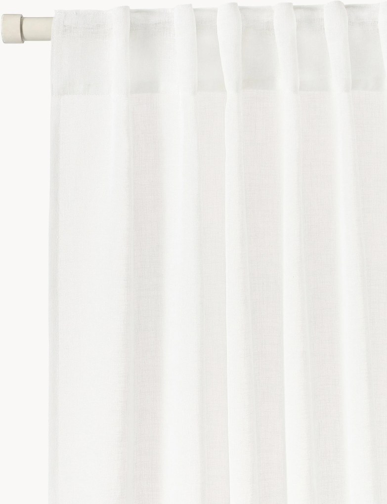 Polopriehľadné závesy Ibiza, 2 ks, Š 135 cm