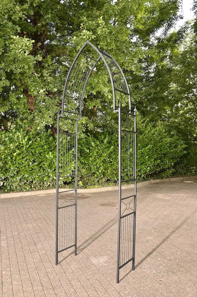 Oblúk na ruže Flexi s nastaviteľnou šírkou - Čierna