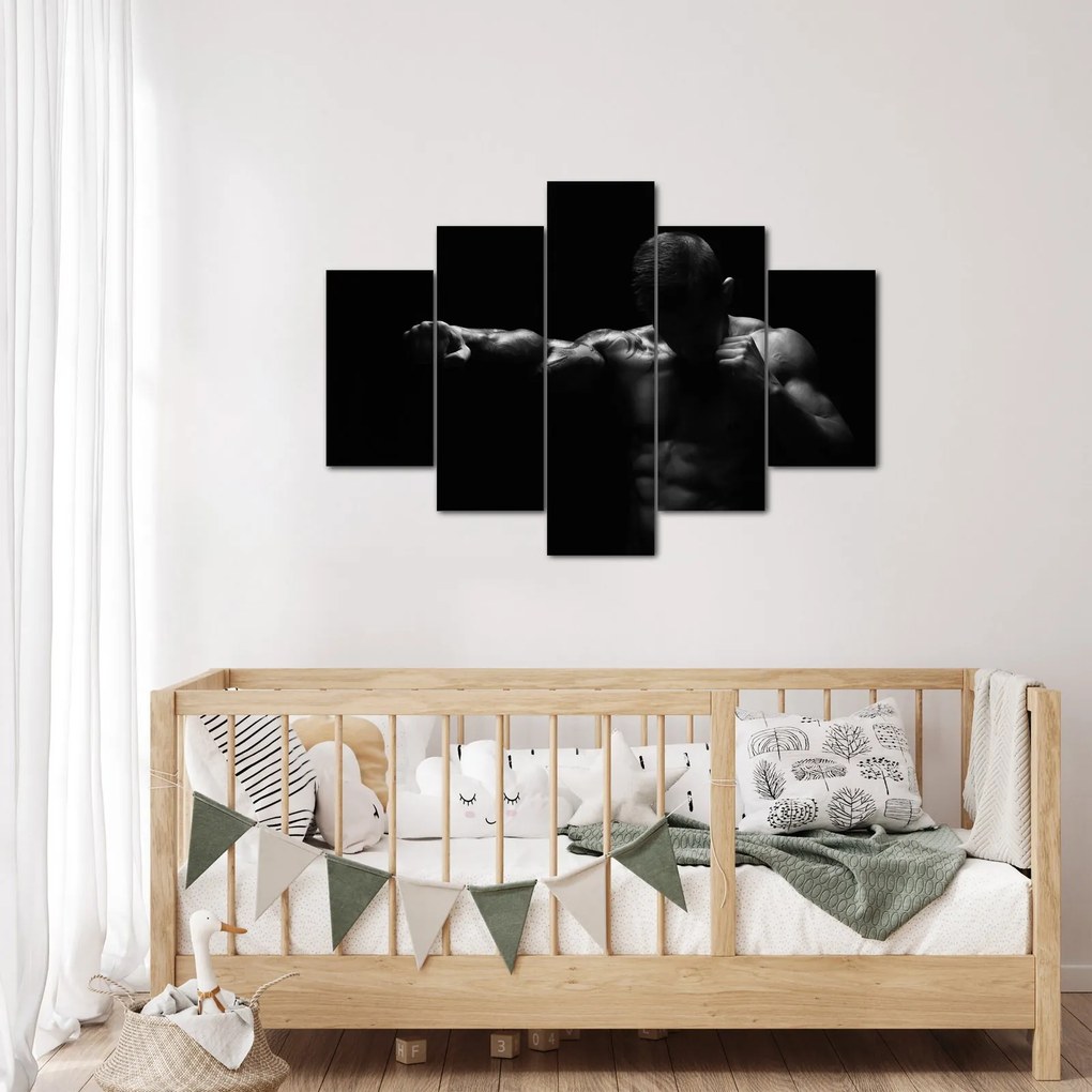 Obraz - Úder päsťou (150x105 cm)