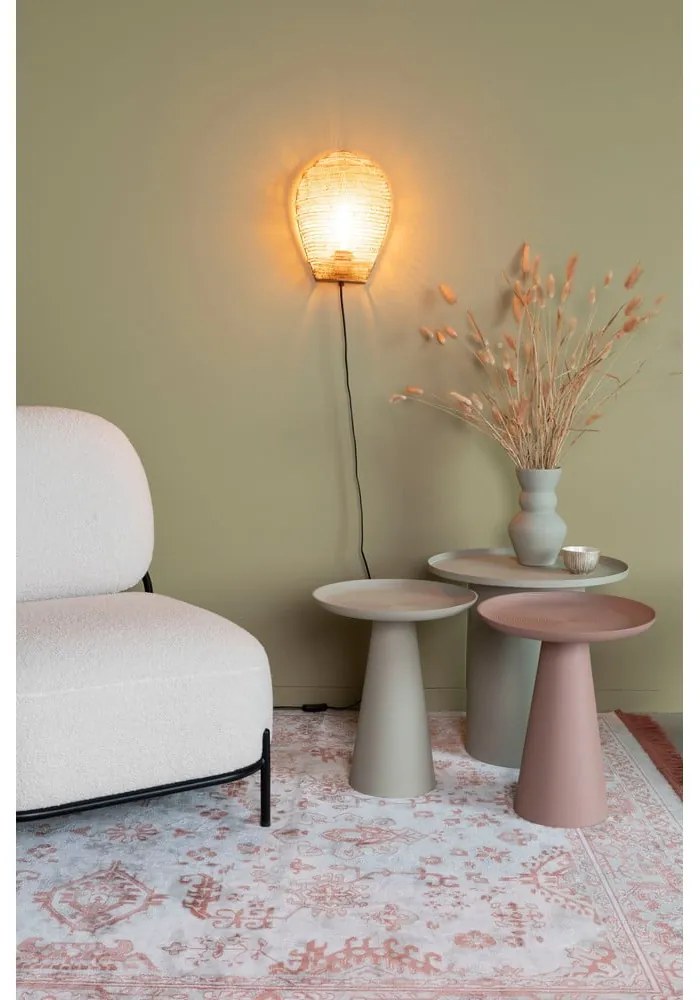 Kovový okrúhly odkladací stolík ø 45,5 cm Sverre – White Label