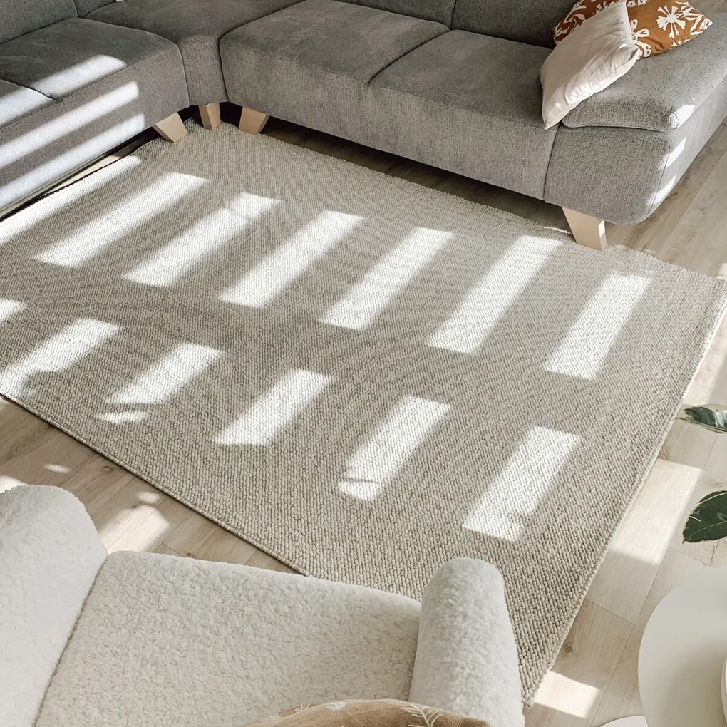 ELLE Decoration, Behúň Wolly Ultra 106228 Cream z kolekcie Elle, 80x240, biela, obývacia izba