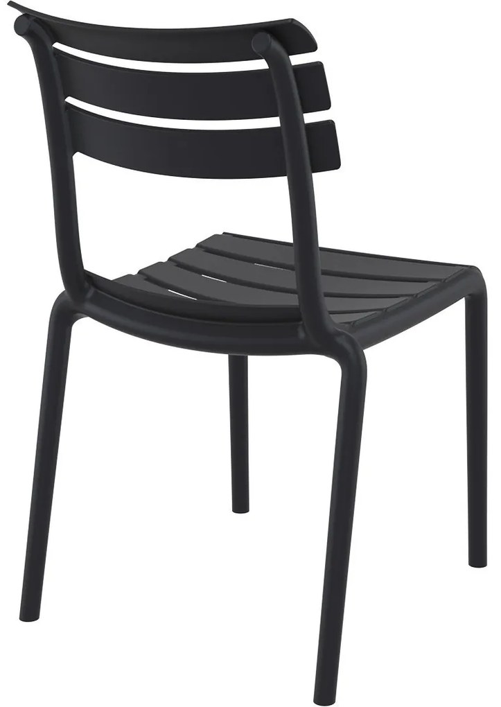 HELEN záhradná stolička bez podrúčok dark grey