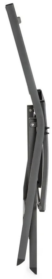 Sivá kovová záhradná stolička Elin – Bizzotto