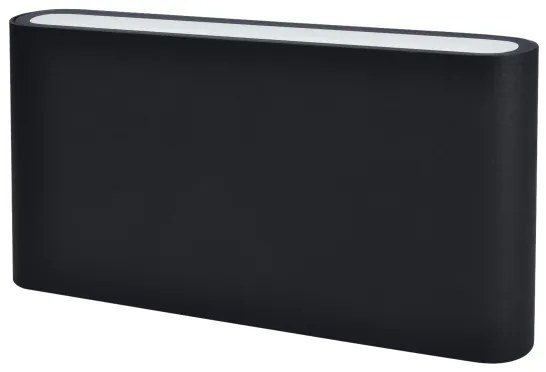 Solight WO800-B- LED Vonkajšie nástenné svietidlo MODENA LED/12W/230V IP54 čierna