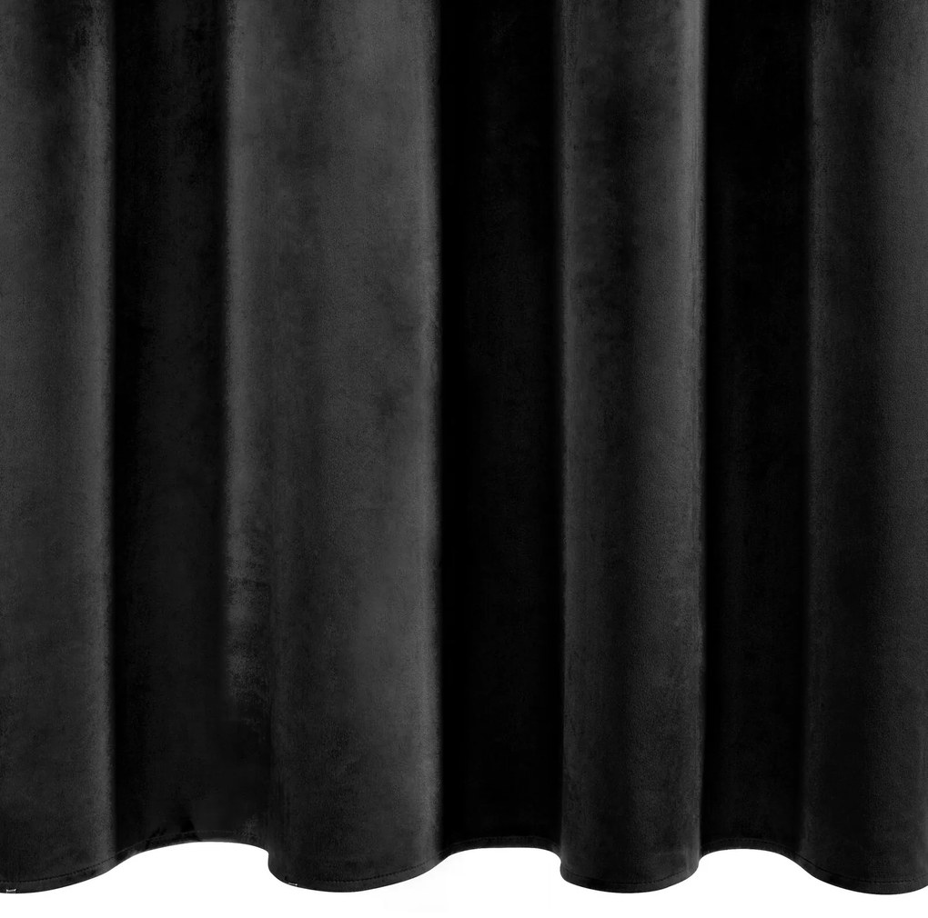 ZATEMŇOVACÍ ZÁVES NA PÁSKE AURA 140X270 CM ČIERNA