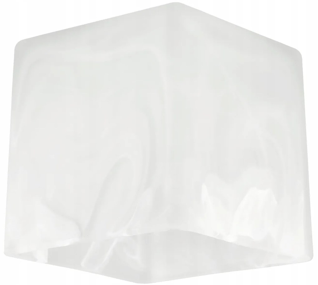 BERGE LED závesné stropné svietidlo, drevený trám, 2xE27, Luster Milk Cube