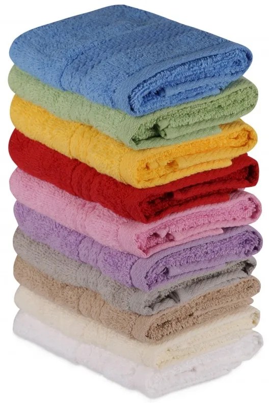 Súprava 10 uterákov RAINBOW 30x50 cm viacfarebná