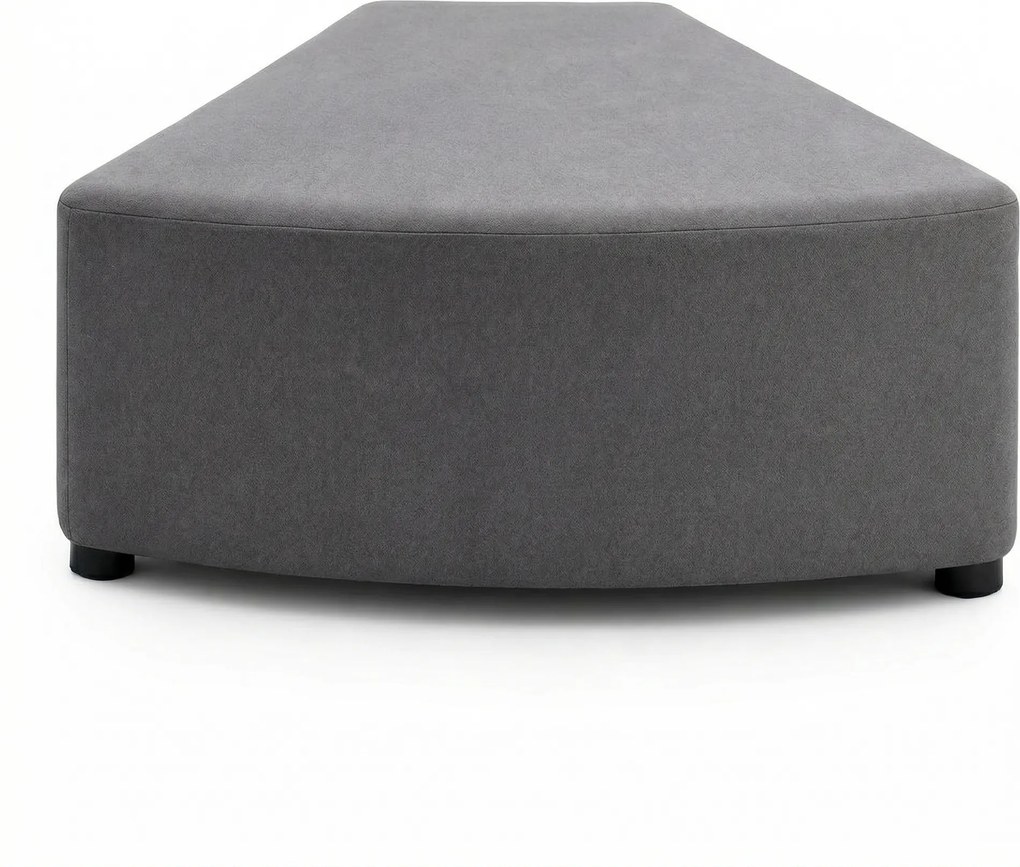 Sedačka LEA, trojuholník, tmavo sivá