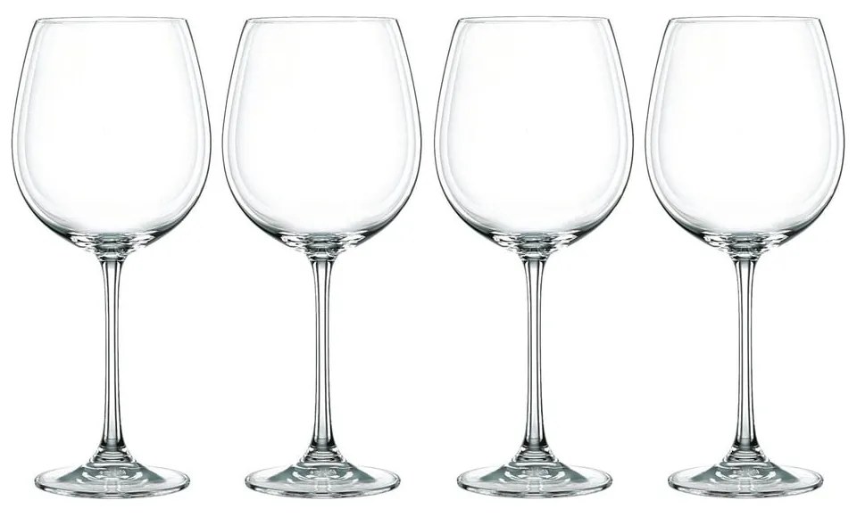 Sada 4 pohárov z krištáľového skla Nachtmann Vivendi Premium Bordeau× Set, 727 ml