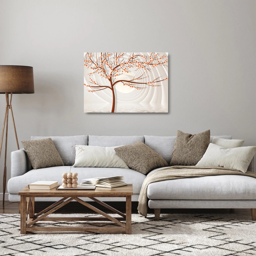 Sklenený obraz - Strom v nekonečne (70x50 cm)