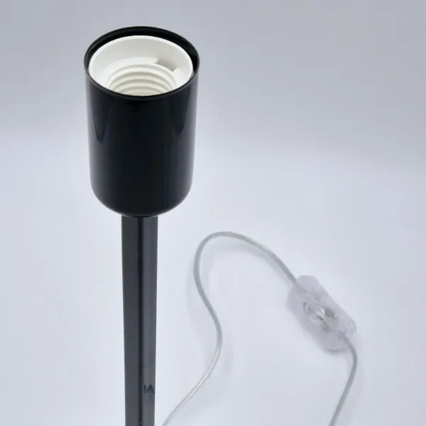 Stolná lampa ASTRID 1xE27/60W/230V lesklá čierna